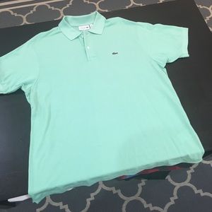 EUC short sleeve polo by Lacoste